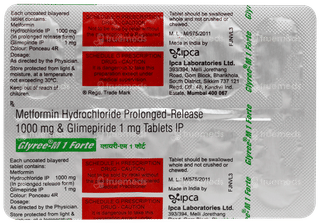 Glyree M 1 Forte Tablet 10